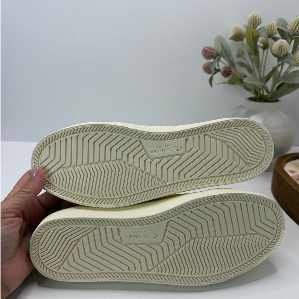 Cariuma OCA Low Casual Canvas Sneaker Yellow Women's 8.5 NWB FLAW - Picture 10 of 10